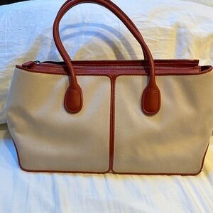 Tod’s canvas and leather Handbag